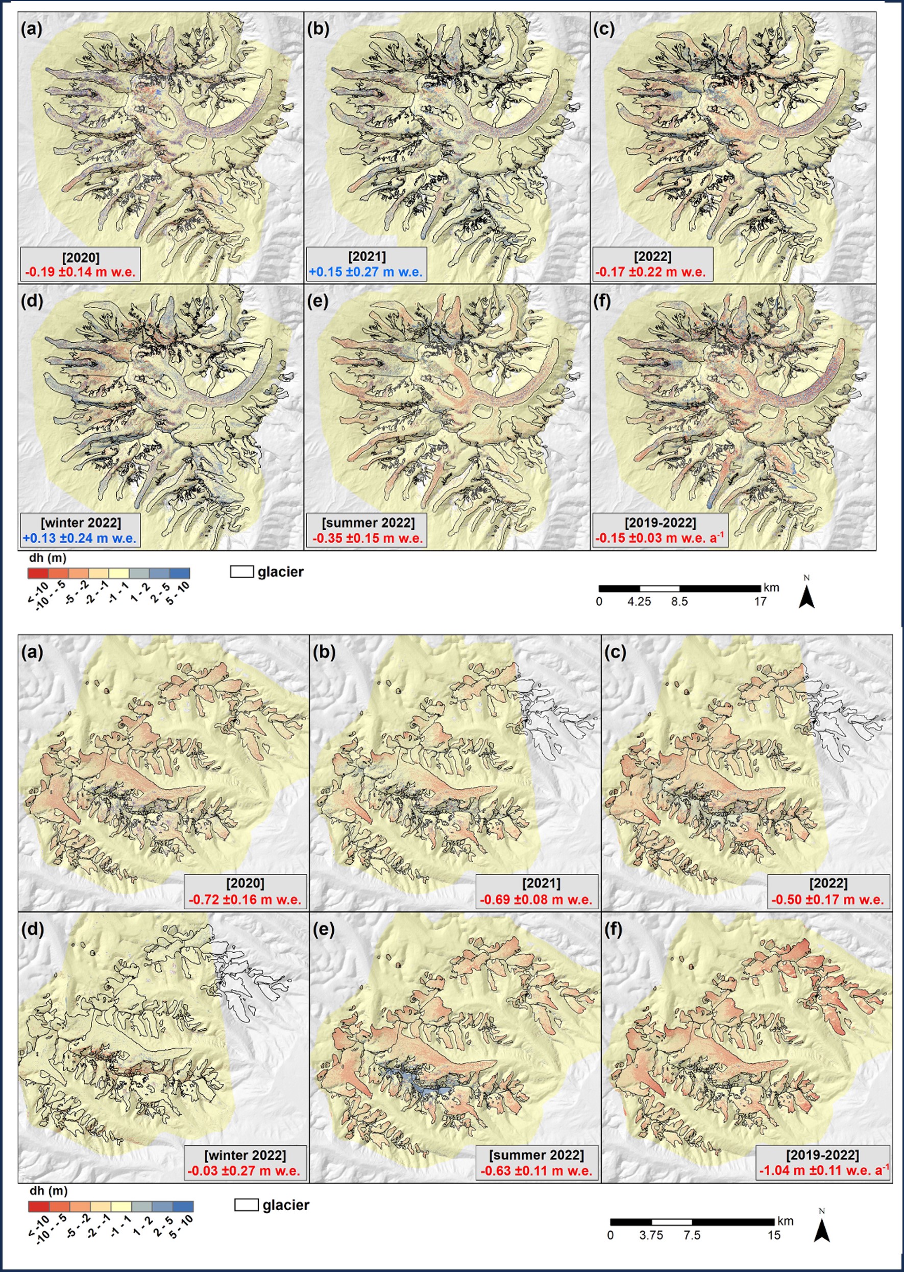 New article: Annual to seasonal glacier mass balance in High Mountain Asia derived from Pléiades stereo images: examples from the Pamir and the Tibetan Plateau